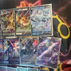 Pokemon Lot Modern V Vmax Eevee TCG Cards Collection Fire Rare Holo Foil - Image 2