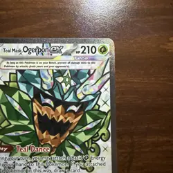 Teal Mask Ogerpon ex 166 SV: Scarlet & Violet Promo Cards Holo NM - Image 3