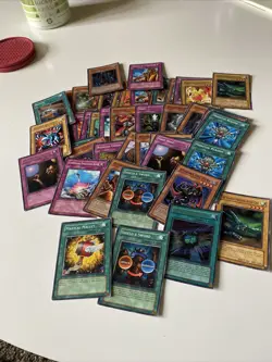 Yu-Gi-Oh! Cards Mixed Lot Collection Starter Vintage lot Of 53 Cards Obo - Image 1