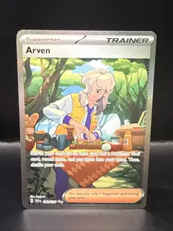 Pokemon TCG Arven Scarlet & Violet Base Set Trainer Card 249/198 Holo - Image 1