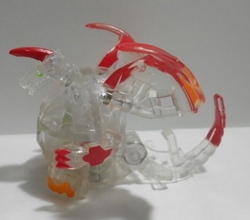 Bakugan Diamond Dragonoid Pyrus Battle Planet B900 - Card - 2 cores - Image 2