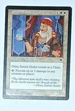 Magic the Gathering * MTG * 1 x Orim, Samite Healer * Tempest * LP - Image 1