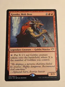 Krenko, Mob Boss X1 Duel Decks: Speed vs. Cunning DDN MTG - Image 1