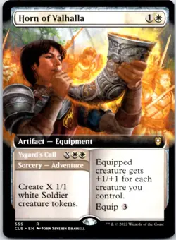 Horn of Valhalla (Extended Art) - Commander Legends: Battle for Baldur's Gate - - Image 1