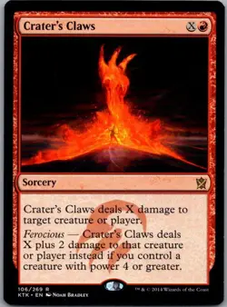 #106 Crater's Claws Khans of Tarkir Rare - Image 1
