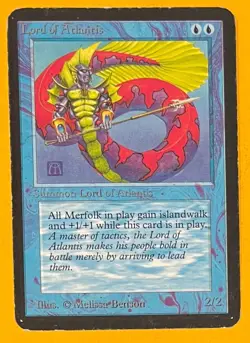 MTG LORD OF ATLANTIS Alpha (OldManMTG 008-160) - Image 1