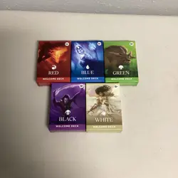 MAGIC THE GATHERING 2024 welcome deck set of 5 new SEALED ng12201 - Image 1