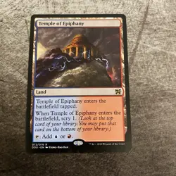 Temple of Epiphany - Duel Decks:Elves vs Inventors - MTG Magic Gathering - MP - Image 1
