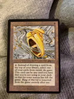 MTG Ring of Ma Ruf Arabian Nights English - Image 2