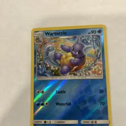 2019 Pokemon Wartortle 24/181 Sm-Team Up Reverse Holo NM - Image 3