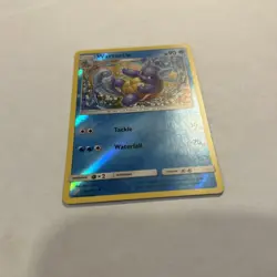 2019 Pokemon Wartortle 24/181 Sm-Team Up Reverse Holo NM - Image 4