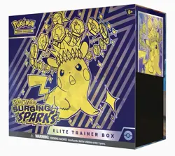 POKEMON TCG Scarlet & Violet Surging Sparks Elite Trainer Box ETB FACTORY SEALED - Image 4