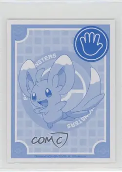 Minccino Pokemon BW Best Wishes Iroha Karuta #E 2010 - Image 2