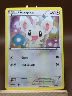 HP Pokemon TCG Minccino Black & White BW13 Cosmo Holo Promo - Image 1