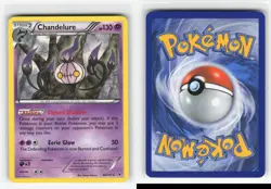 CHANDELURE 60/101 NON HOLO RARE NOBLE VICTORIES POKEMON TCG MP - Image 3