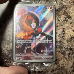 SEALED Pokemon Center Stamp Charcadet Promo - Phantasmal Flames - Near Mint - Image 1