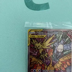 Pokemon TCG (Hidden Fates) Moltres & Zapdos & Articuno GX SM210 Sealed Promo - Image 4