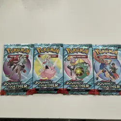 Pokemon TCG Scarlet & Violet Journey Together 4x Booster Packs (Full Art Set) - Image 1