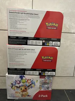 Pokemon TCG Prismatic Evolutions Costco Bundle ETB + Booster Bundle New & Sealed - Image 4