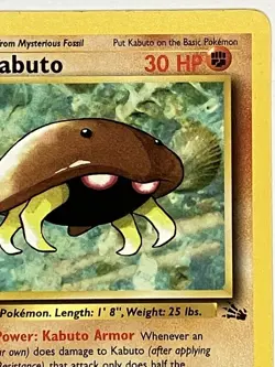 Kabuto LP 50/62 1st Edition Fossil Pokemon TCG Regular - Image 4
