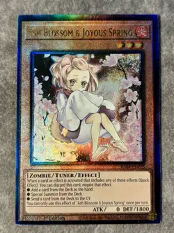 Yu-Gi-Oh! Ash Blossom & Joyous Spring (Alt Art) RA04-EN025 *Prismatic PUR* - Image 1