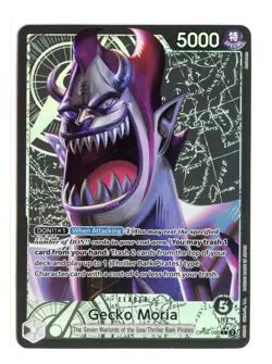Gecko Moria Alternate Art OP06-080 L One Piece Wings of the Captain Card - Image 1