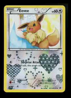 #2 Eevee RC14/RC25 Legendary Treasures 2013 Radiant Collection Pokemon Card TCG - Image 1