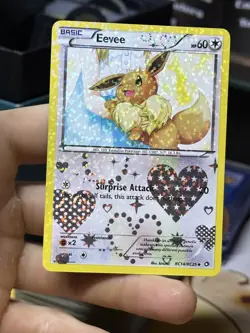 #2 Eevee RC14/RC25 Legendary Treasures 2013 Radiant Collection Pokemon Card TCG - Image 3
