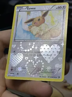 #2 Eevee RC14/RC25 Legendary Treasures 2013 Radiant Collection Pokemon Card TCG - Image 5