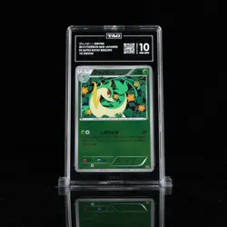 Servine 003/093 Reverse Holo EBB Japanese Pokemon Card TAG Graded 10 - Image 1