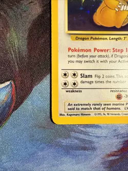Pokemon TCG Dragonite 4/62 Fossil Holo Card Lightly Played - Image 2
