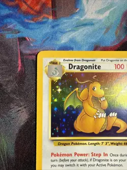 Pokemon TCG Dragonite 4/62 Fossil Holo Card Lightly Played - Image 5