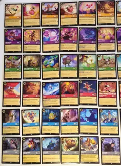 Disney Lorcana - COMPLETE SET Commons- First Chapter 72 Cards - Rare 1st Edition - Image 2