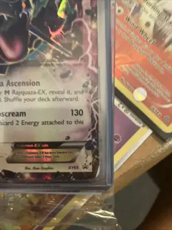 Pokemon TCG Rayquaza EX Shiny Black Star Promo Card XY69 - Image 2