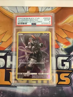 Armored Mewtwo SM228 Promo Card PSA 6 - Image 3