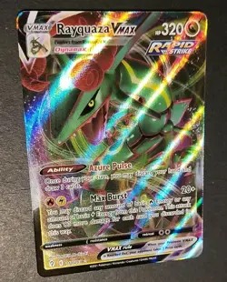 Pokemon TCG Rayquaza VMAX Holo Ultra Rare Card Evolving Skies 111/203 - NM/Mint! - Image 1