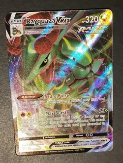 Pokemon TCG Rayquaza VMAX Holo Ultra Rare Card Evolving Skies 111/203 - NM/Mint! - Image 2