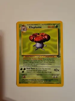 Vileplume Jungle 31/64 Non-Holo Unlimited Rare HP Vintage Pokemon TCG 1999 Card - Image 1