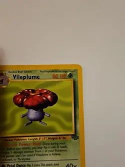 Vileplume Jungle 31/64 Non-Holo Unlimited Rare HP Vintage Pokemon TCG 1999 Card - Image 3