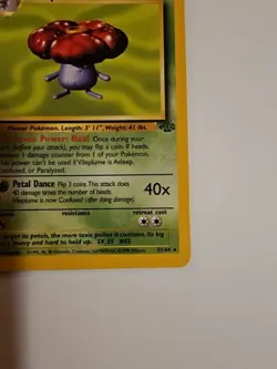 Vileplume Jungle 31/64 Non-Holo Unlimited Rare HP Vintage Pokemon TCG 1999 Card - Image 4