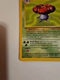 Vileplume Jungle 31/64 Non-Holo Unlimited Rare HP Vintage Pokemon TCG 1999 Card - Image 5