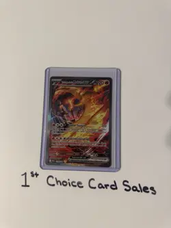 Pokemon TCG Team Rockets Moltres EX Destined Rivals Card 229/182 - Image 1