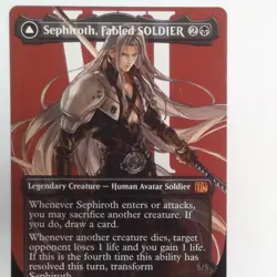 Sephiroth, Fabled SOLDIER (0382) (Borderless) Final Fantasy Regular NEAR MINT - Image 1