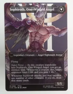 Sephiroth, Fabled SOLDIER (0382) (Borderless) Final Fantasy Regular NEAR MINT - Image 4