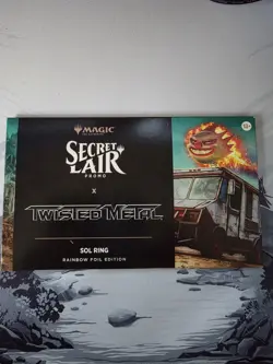 SECRET LAIR x Twisted Metal Sol Ring Rainbow Foil Promo NEW! Magic The Gathering - Image 1