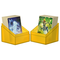 Ultimate Guard 100+ Boulder Standard Size Deck Case Amber (Yellow) MTG Pokemon - Image 4