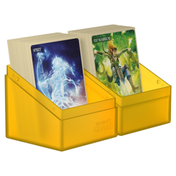 Ultimate Guard 100+ Boulder Standard Size Deck Case Amber (Yellow) MTG Pokemon - Image 5