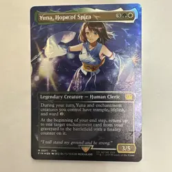 Yuna, Hope of Spira (Borderless) (Chocobo Track Foil) - FINAL FANTASY - Image 1
