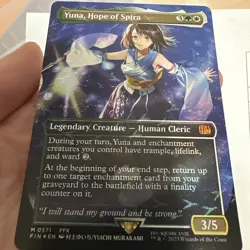 Yuna, Hope of Spira (Borderless) (Chocobo Track Foil) - FINAL FANTASY - Image 2