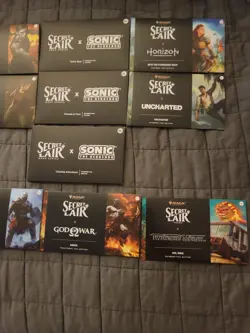 Mtg Secret Lairs Lof Of 14, The Last Of Us,god O War, Chucky,horizon, Ect - Image 4